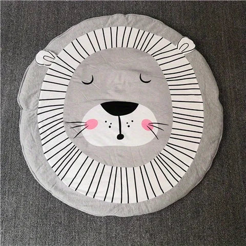 Tapis bébé à motif animal pour ramper