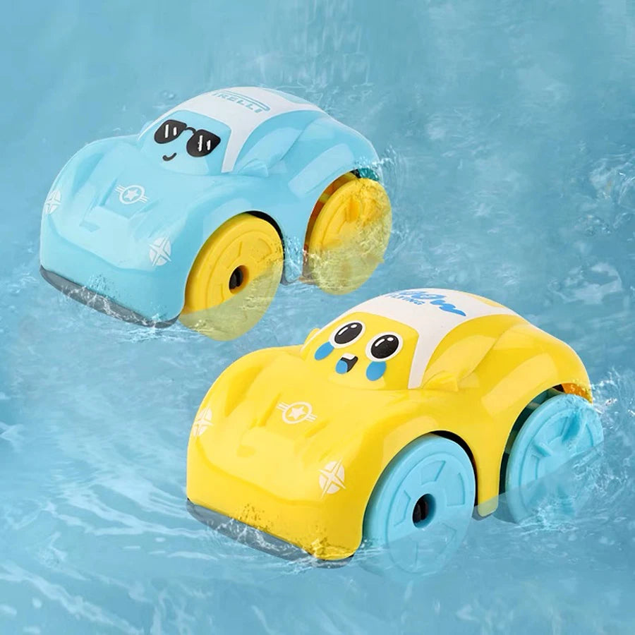 Lot de 2 pièces de jouets de bains voitures pour bébé