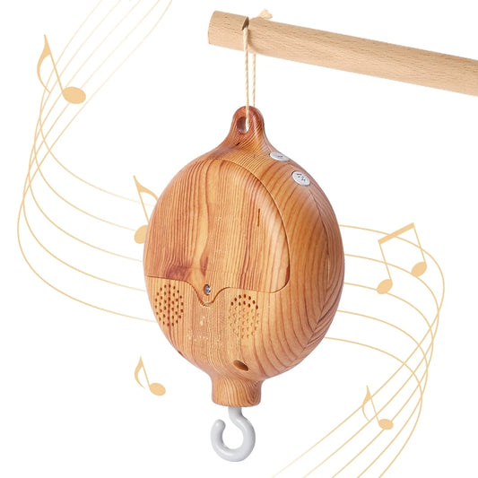 Boîte à musique rotatif pour berceau de bébé