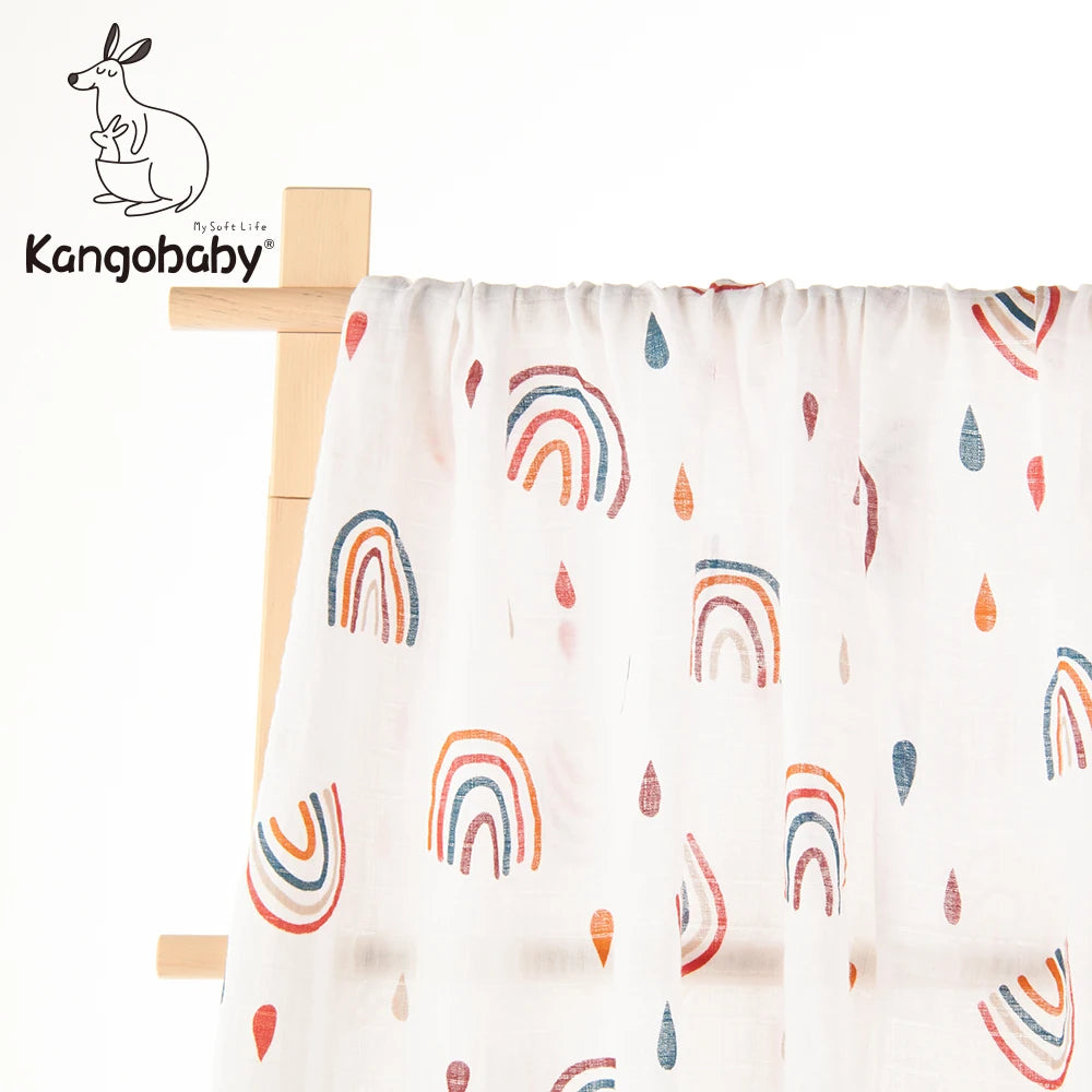 Couverture en tissu de mousseline pour bébé