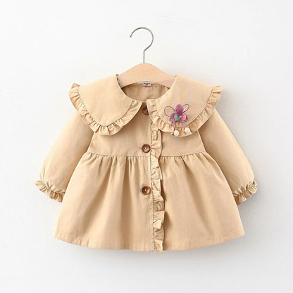 Veste de petite fille à manches longues