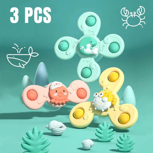 Lot de 3 Jouets de bain à motif d’animaux pour bébé