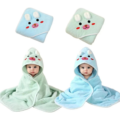 Serviette de bain pour nouveau-né X2