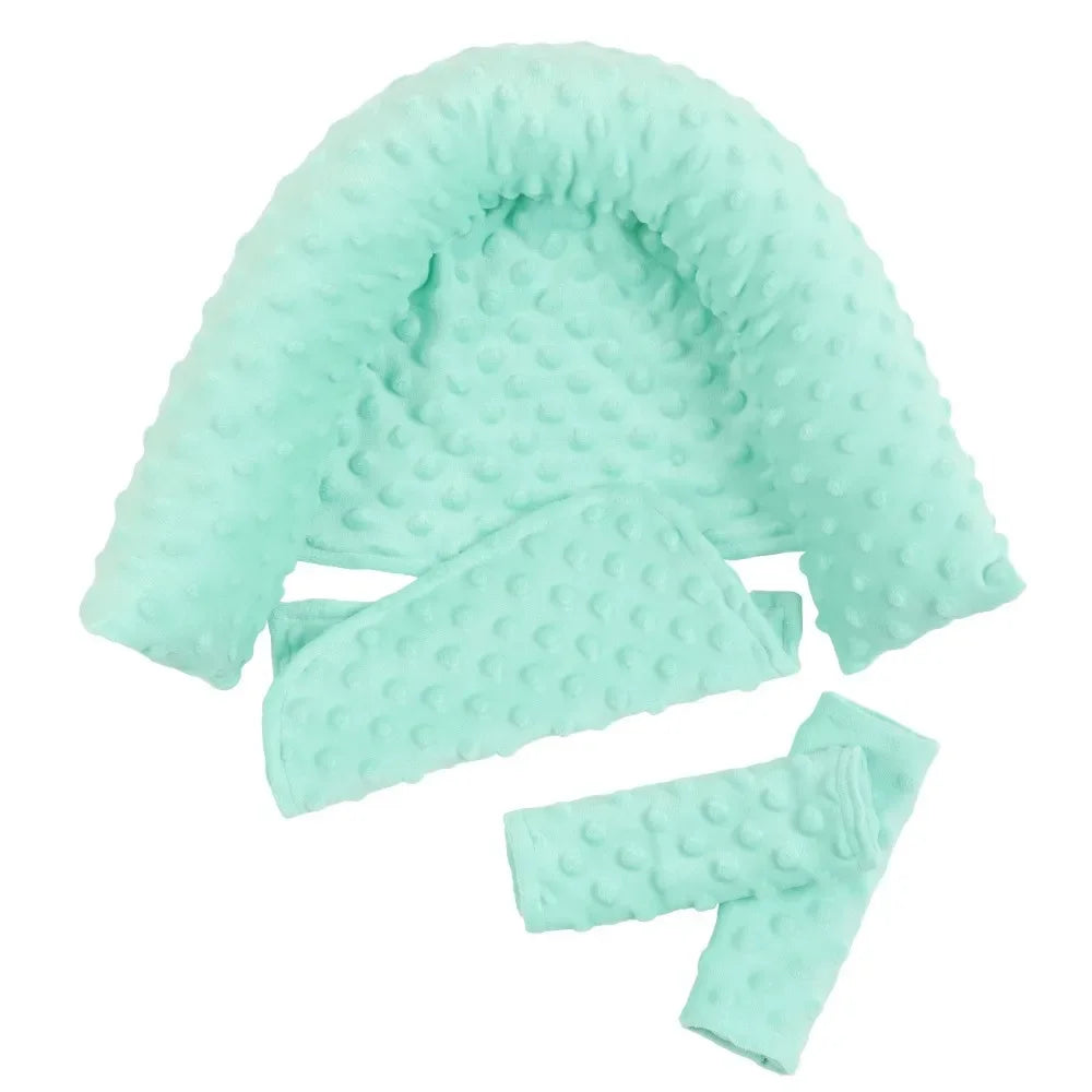 Oreiller cale tête de bébé avec ceinture