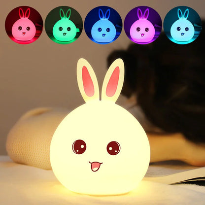 Veilleuse lapin LED pour enfant