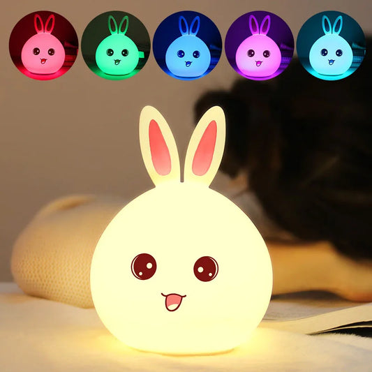 Veilleuse lapin LED pour enfant