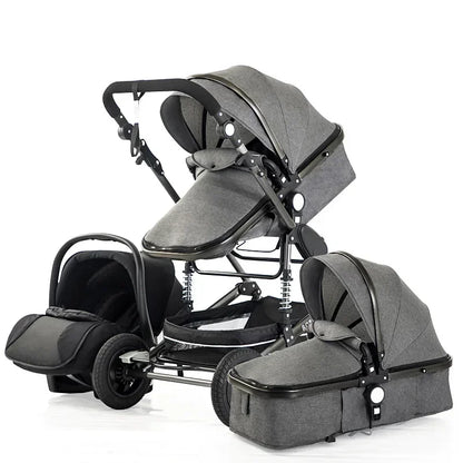 Poussette 3 en 1 pour le transport des nouveau-nés
