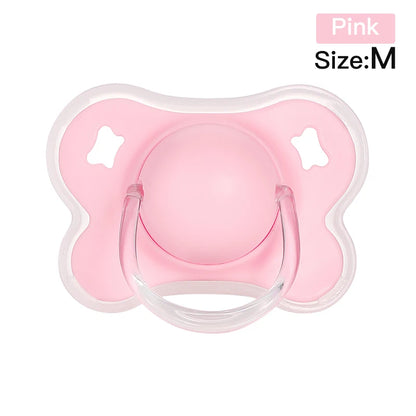 Sucette en silicone de couleur vive pour bébé