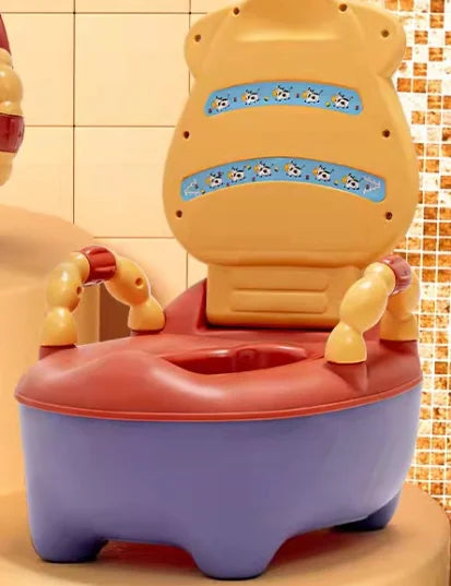 Pot portable motif vache pour bébé