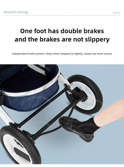 Poussette 3-en-1 moderne pour bébé