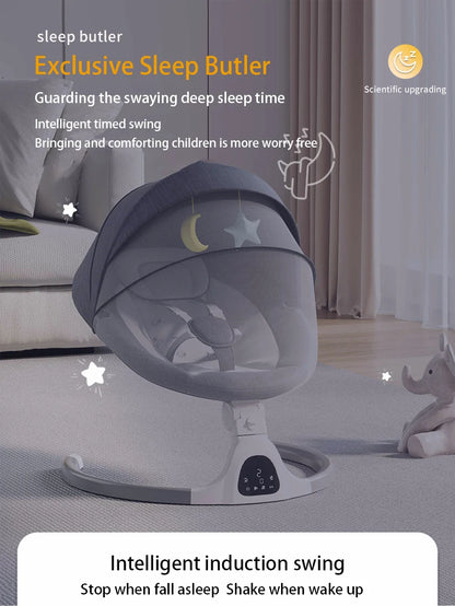 Berceau électrique et musical télécommandé pour bébé avec connexion Bluetooth