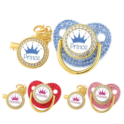 Sucette à motif de couronne pour bébé