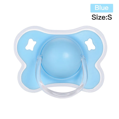 Sucette en silicone de couleur vive pour bébé