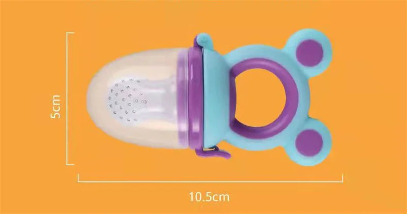 Tétine de dentition en silicone avec surfaces texturées