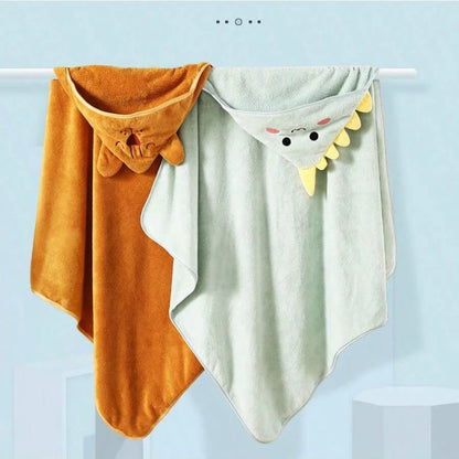 Cape de bain avec capuche pour bébé