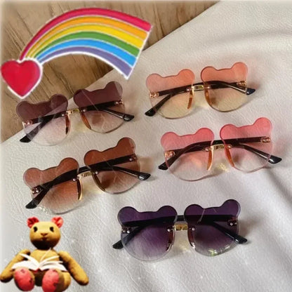 Lunettes de soleil en forme de tête d’ours pour bébé