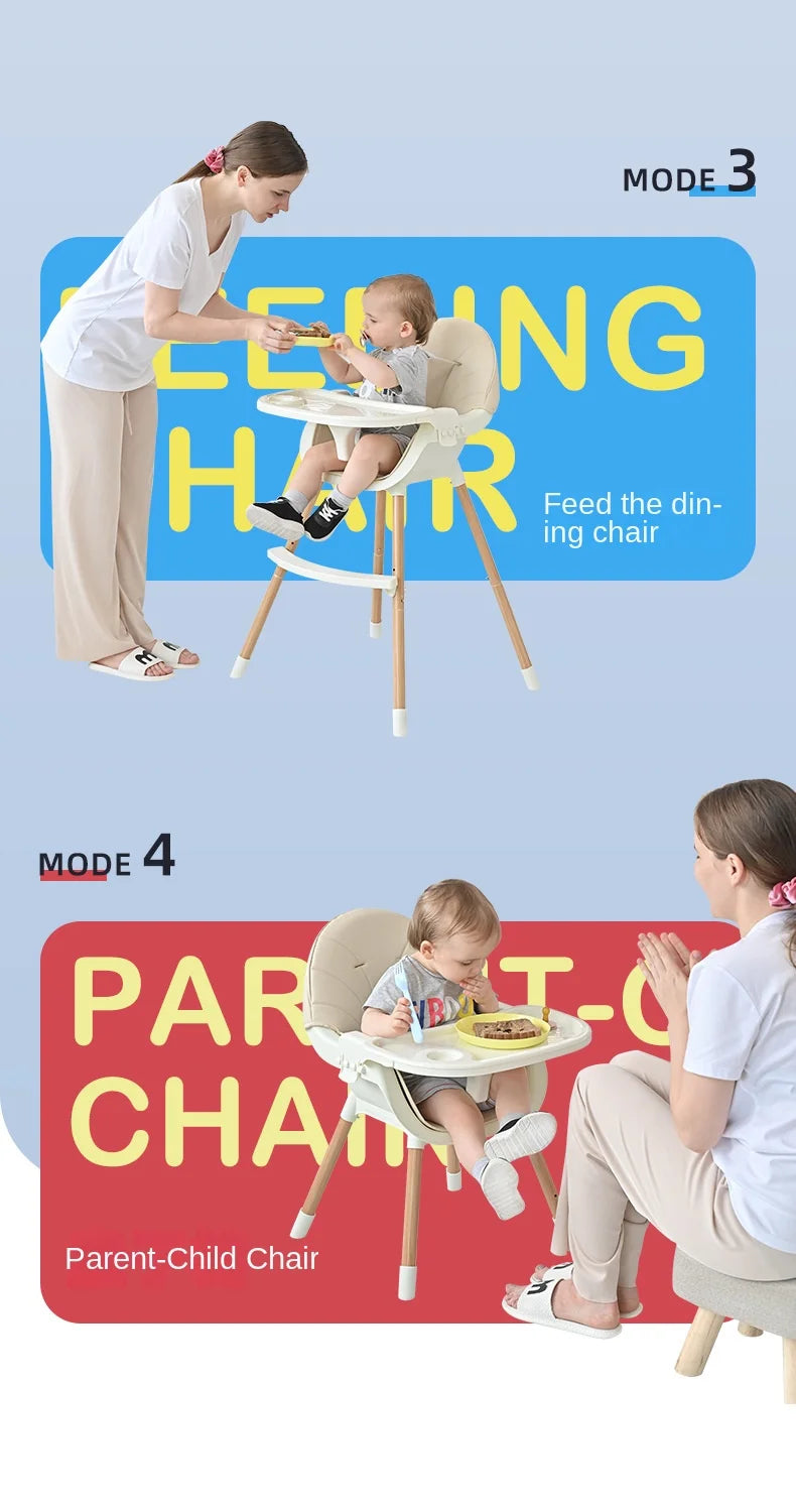 Chaise haute multifonctionnelle pour bébé