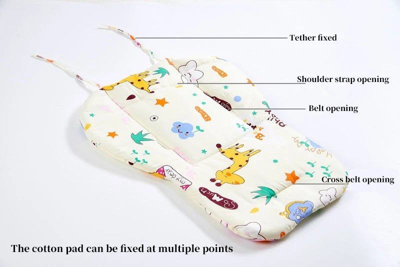 Coussin de chaise haute à joli motif pour bébé