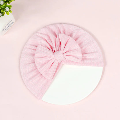 Turban en coton doux avec nœud papillon pour fille
