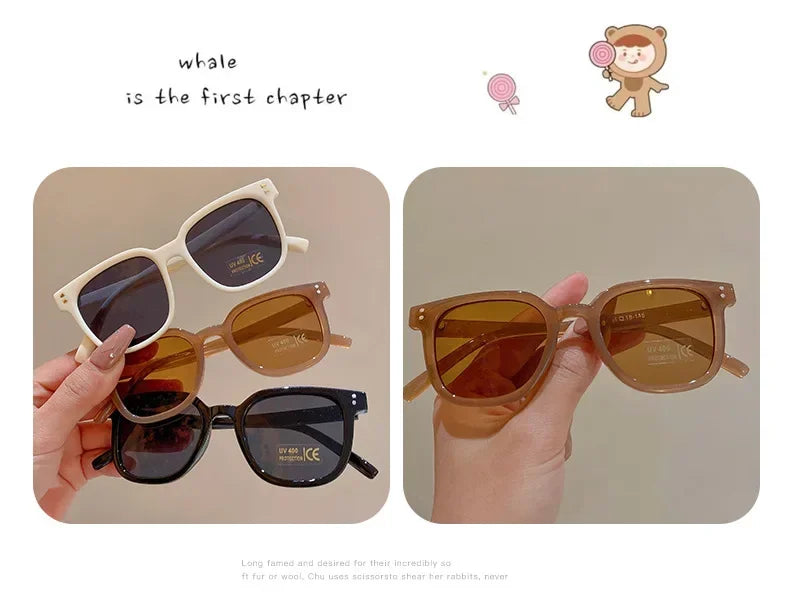 Lunettes de soleil carrées pour enfants