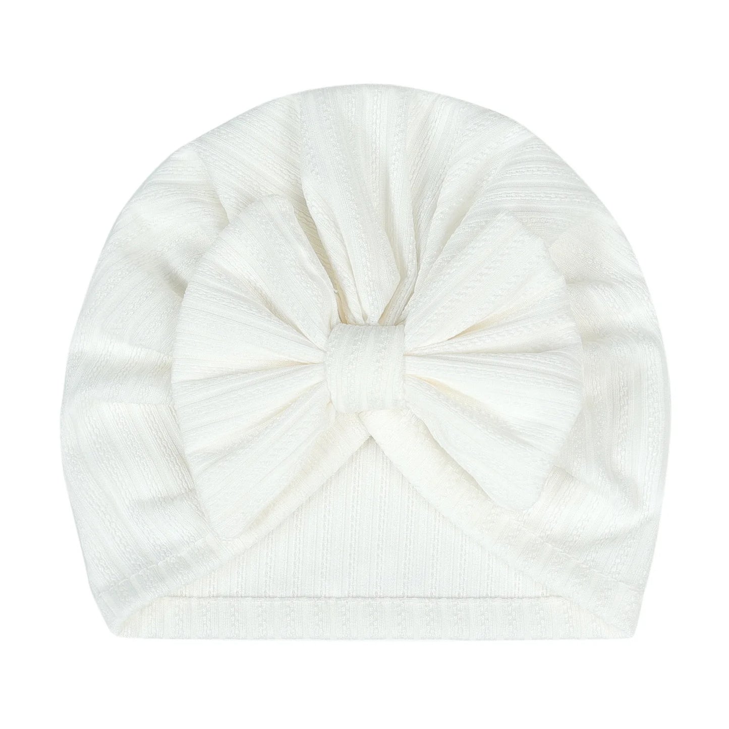 Turban en coton doux avec nœud papillon pour fille