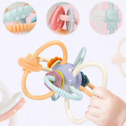 Hochet en caoutchouc souple pour bébé
