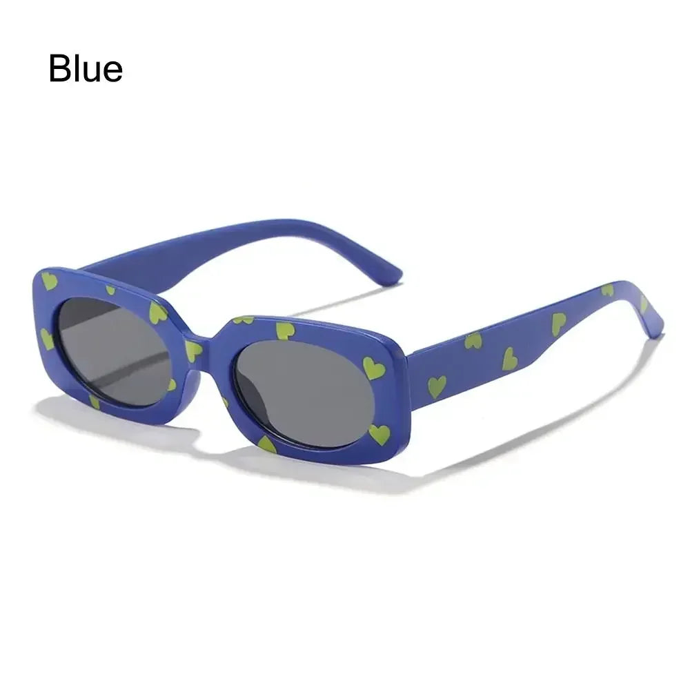 Lunettes de soleil à imprimé cœur pour enfants