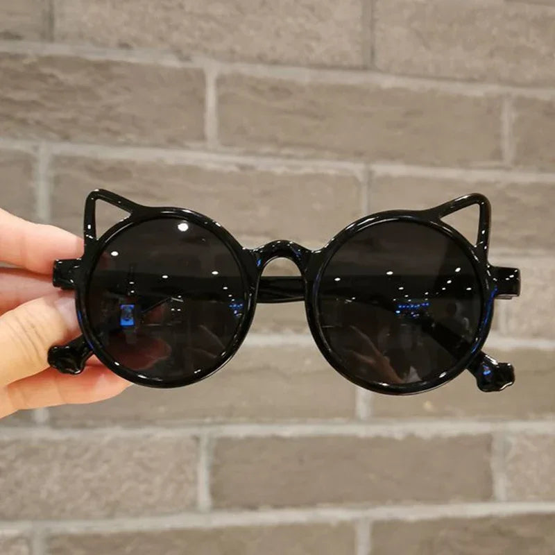 Lunettes de soleil en forme de chat pour enfants