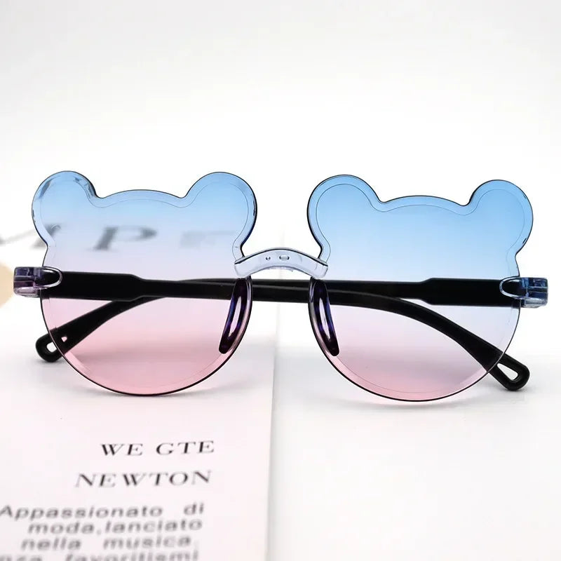 Lunettes de soleil en forme de tête d’ours pour bébé