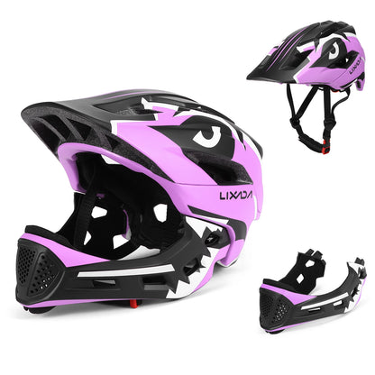 Casque vélo intégral détachable pour enfants VTT BMX