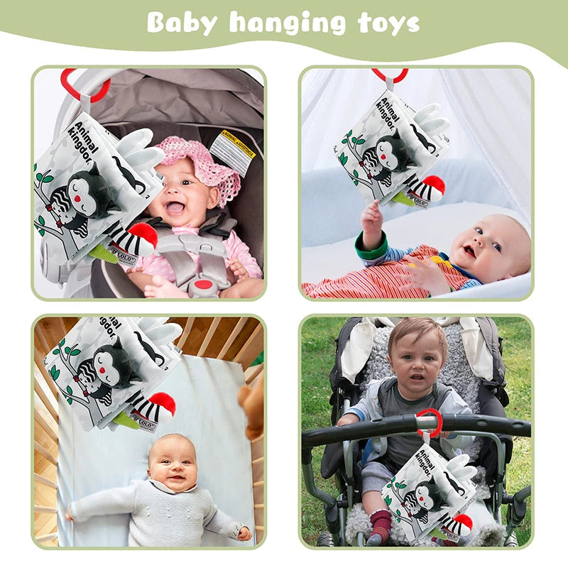 Livre en tissu doux et lavable pour bébé