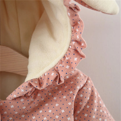Sweat à capuche en coton fille