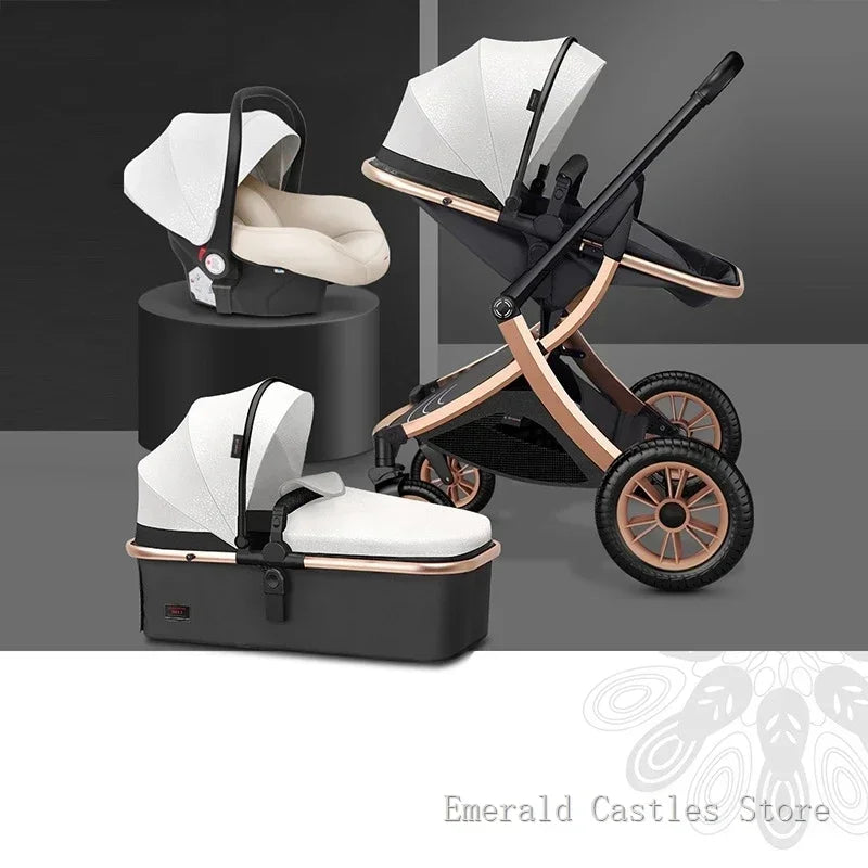 Poussette haute pour bébé