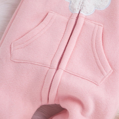Grenouillère à capuche pour bébé