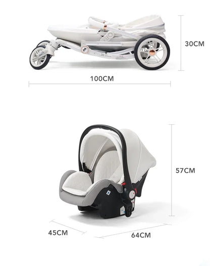 Poussette Portable 3 en 1 pour bébé