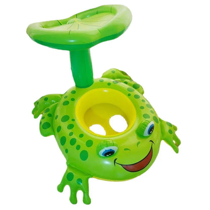 Anneau de natation pour bébé avec support entrejambe
