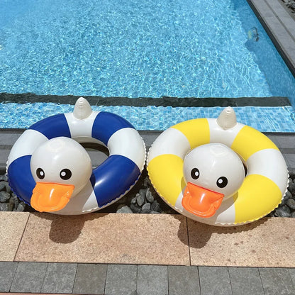 Bouée de natation gonflable en forme de canard