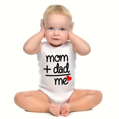 Barboteuse pour bébé motif lettres imprimées