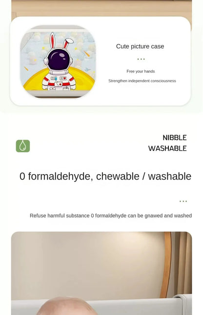 Parc de jeux pour bébé avec décor planètes