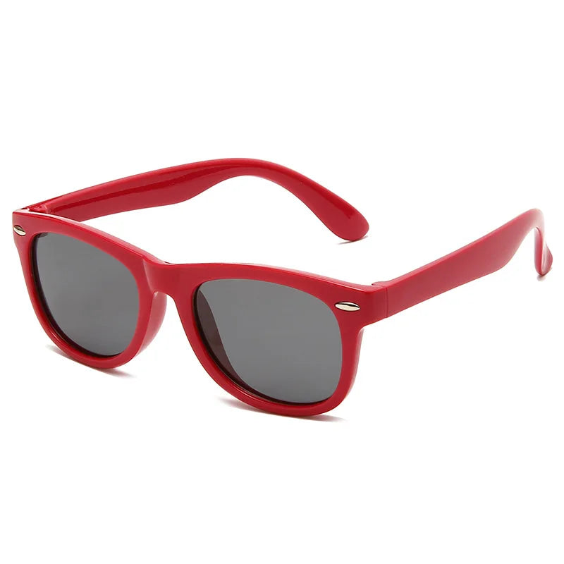 Lunettes de soleil classiques en Silicone pour enfants,