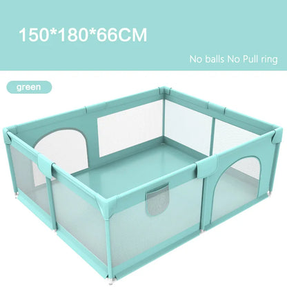 Parc pour bébé avec filet et fermeture éclair