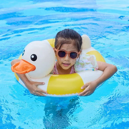 Bouée de natation gonflable en forme de canard