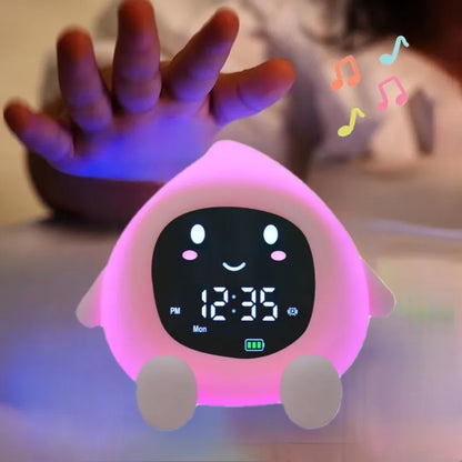 Veilleuse en forme d'fruit avec horloge