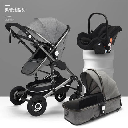 Poussette pliable multifonctionnelle pour bébé