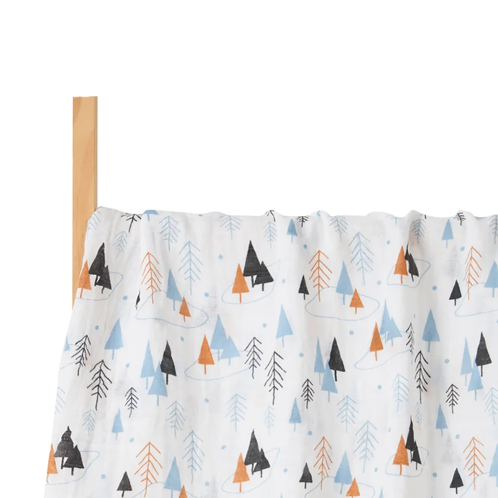 Couverture en tissu de mousseline pour bébé