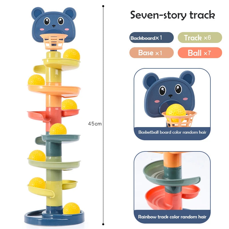 Jouet Montessori interactif pour bébé Roll Ball