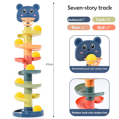 Jouet Montessori interactif pour bébé Roll Ball