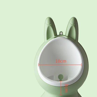 Pot de toilette vertical forme lapin pour bébé