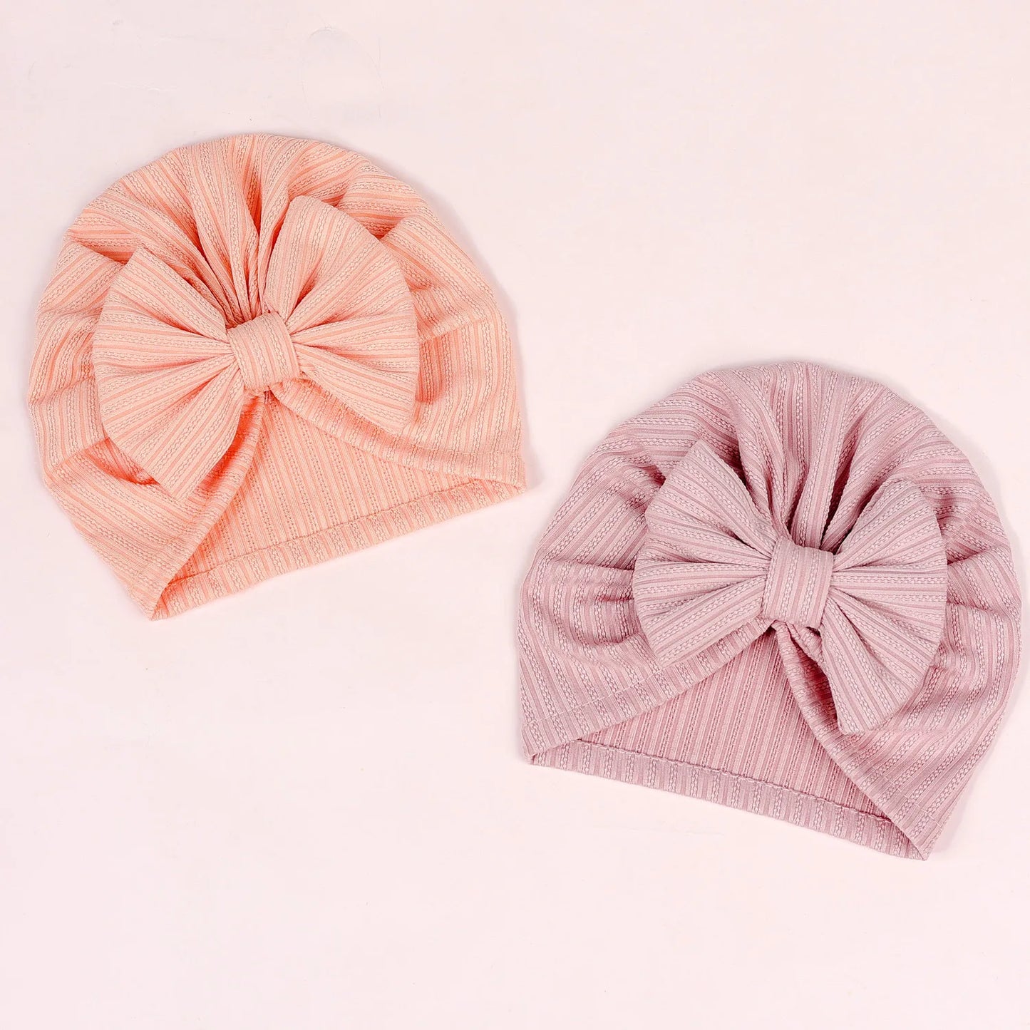 Turban en coton doux avec nœud papillon pour fille