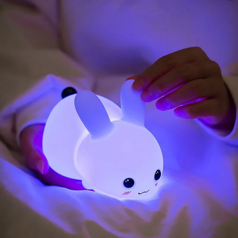Veilleuse lapin avec télécommande